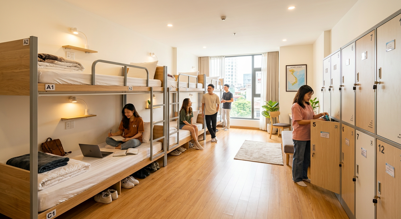 Ở ghép co-living hiện đại trung tâm Quận 1